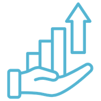 Scalable growth icon